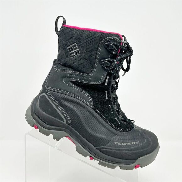 Columbia Women's Black Snow Boots Size 6 Waterproof Insulated Winter Comfort - Picture 1 of 14